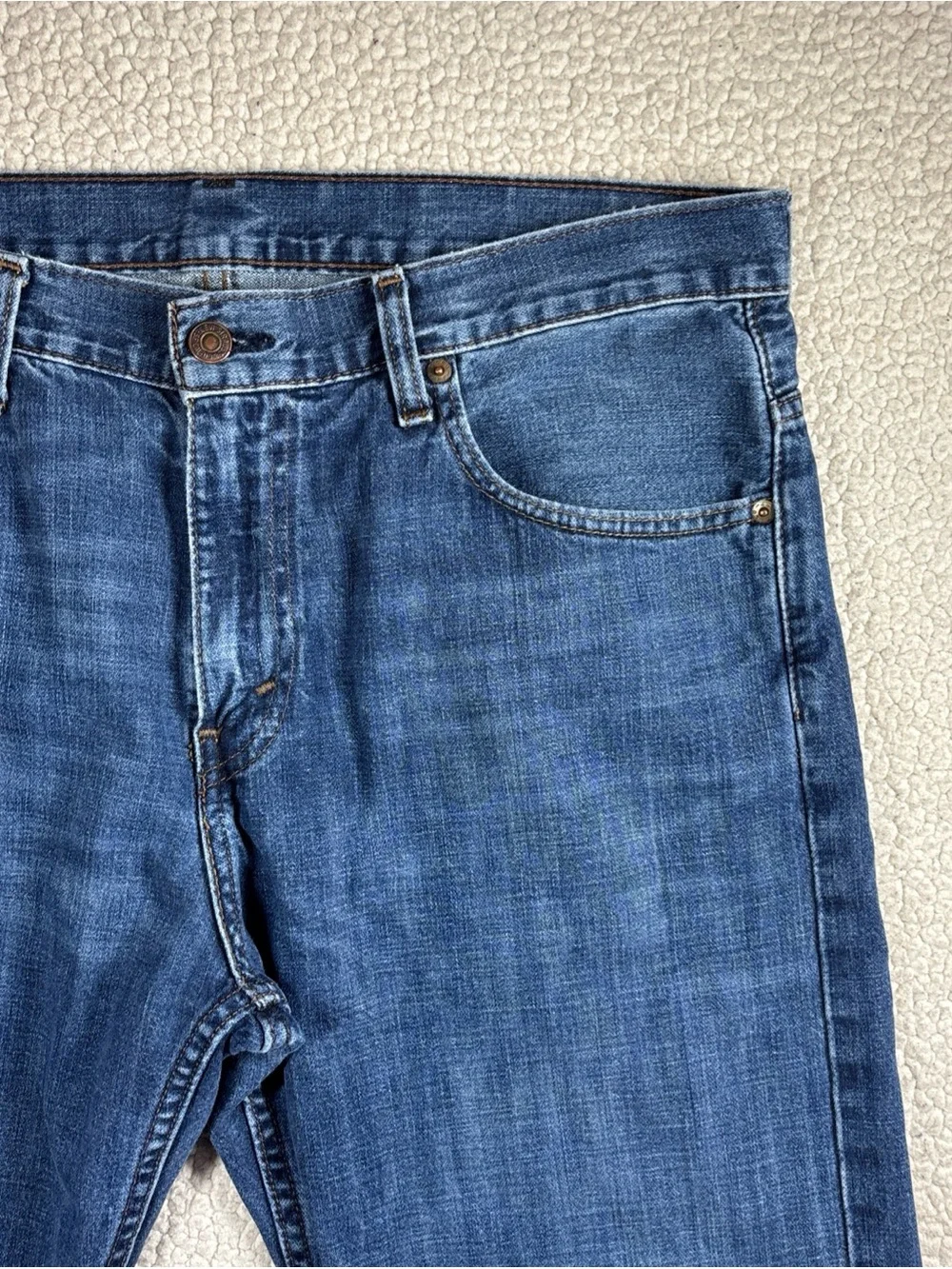 Levi Strauss & Co 569 Loose Straight Men’s W32 L30 Cotton Medium Wash Blue Jeans